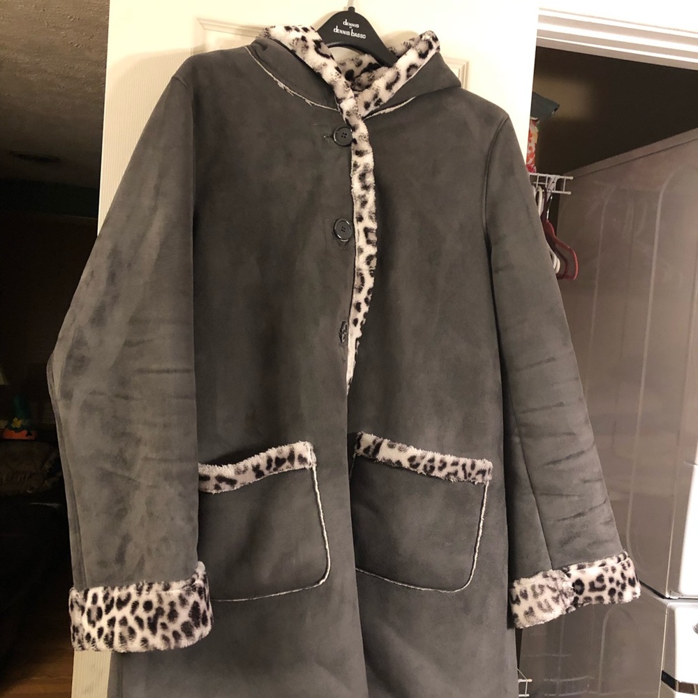 reversible Dennis Basso jacket